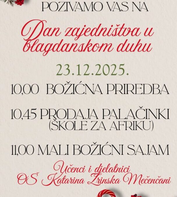 Dan zajedništva u blagdanskom duhu