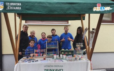 Učenička zadruga „Zrinkavci” na ovogodišnjoj Kestenijadi u Hrvatskoj Kostajnici